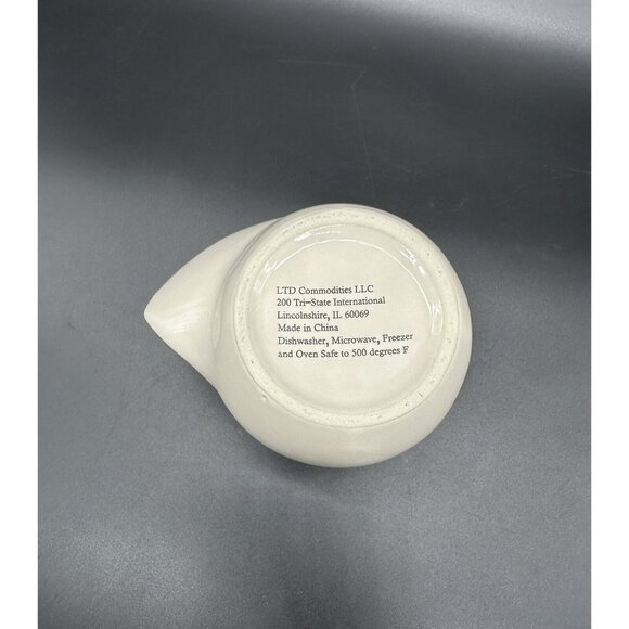 Coffee Mug Cup Right Hand Warmer Drip Glaze Pottery Ergonomic Mug Warming Tan - Picture 7 of 9